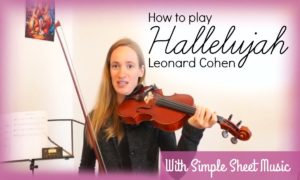 Free Online Violin Lesson Hallelujah Leonard Cohen