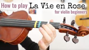 Free Online Violin Lesson la Vie En Rose - Violin Lesson