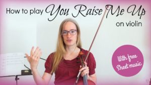 Raise Me Up Online Violin lesson