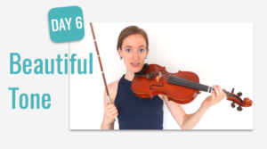beginners course beautiful tone violin lesson