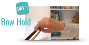violin bow hold