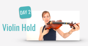 learn violin hold