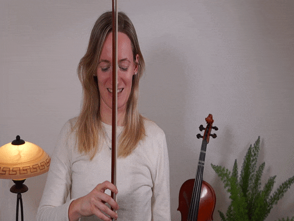How to Hold the Violin Bow Hold - Bow Hold Exercise