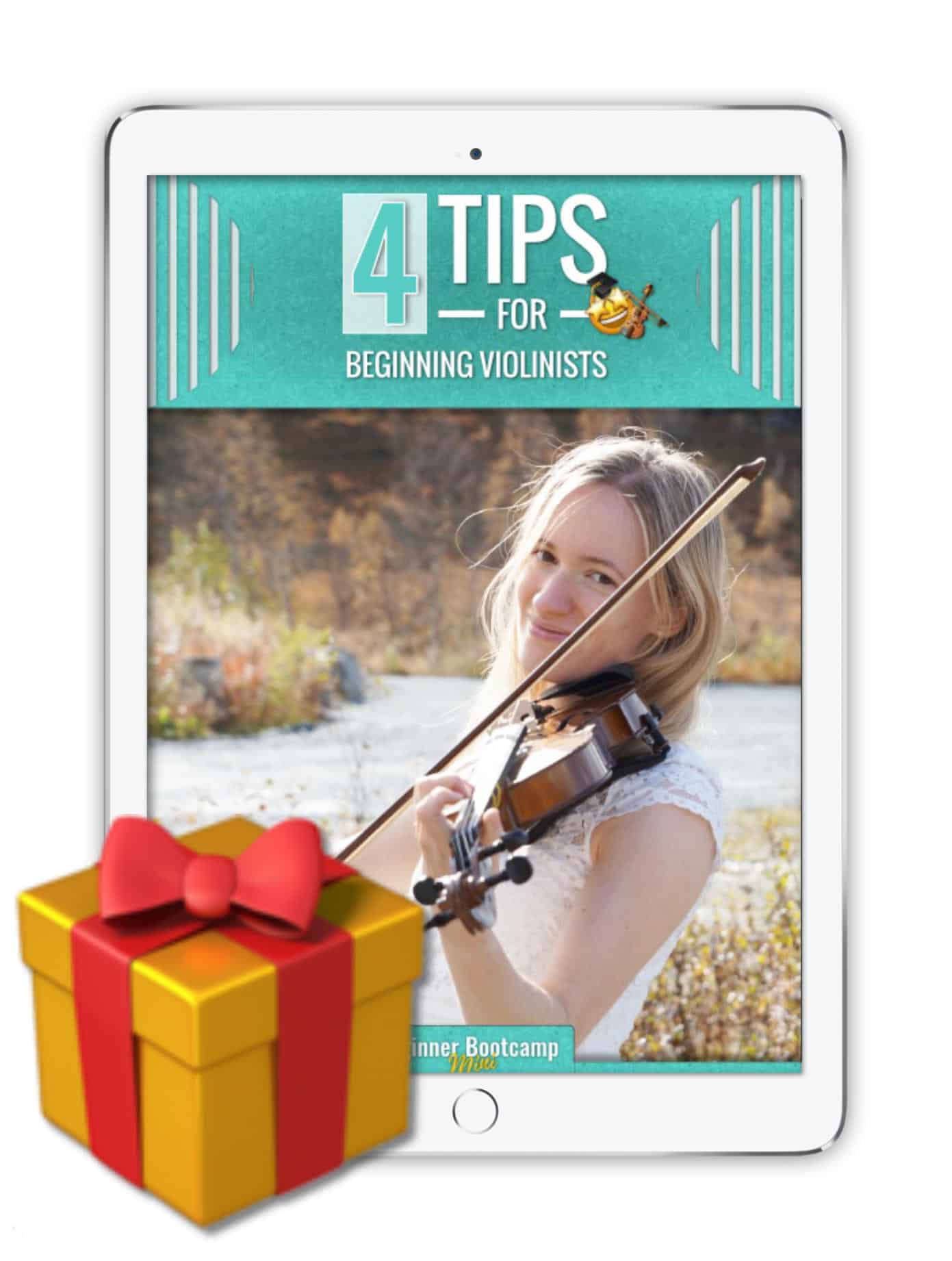 4 Tips for beginning violinists [pdf]