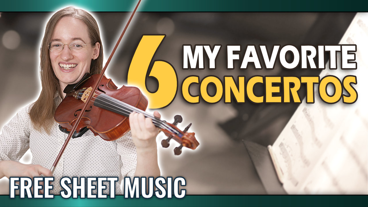 Violin Lesson – 6 Awesome Intermediate Violin Concertos – Free Sheet Music