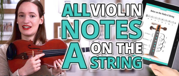 All Violin Notes on the A String for Beginners - Easy Violin Lesson