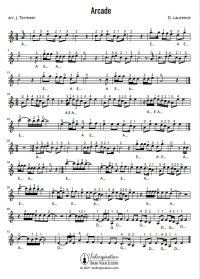 Arcade by Duncan Laurence - Violin sheet music tutorial