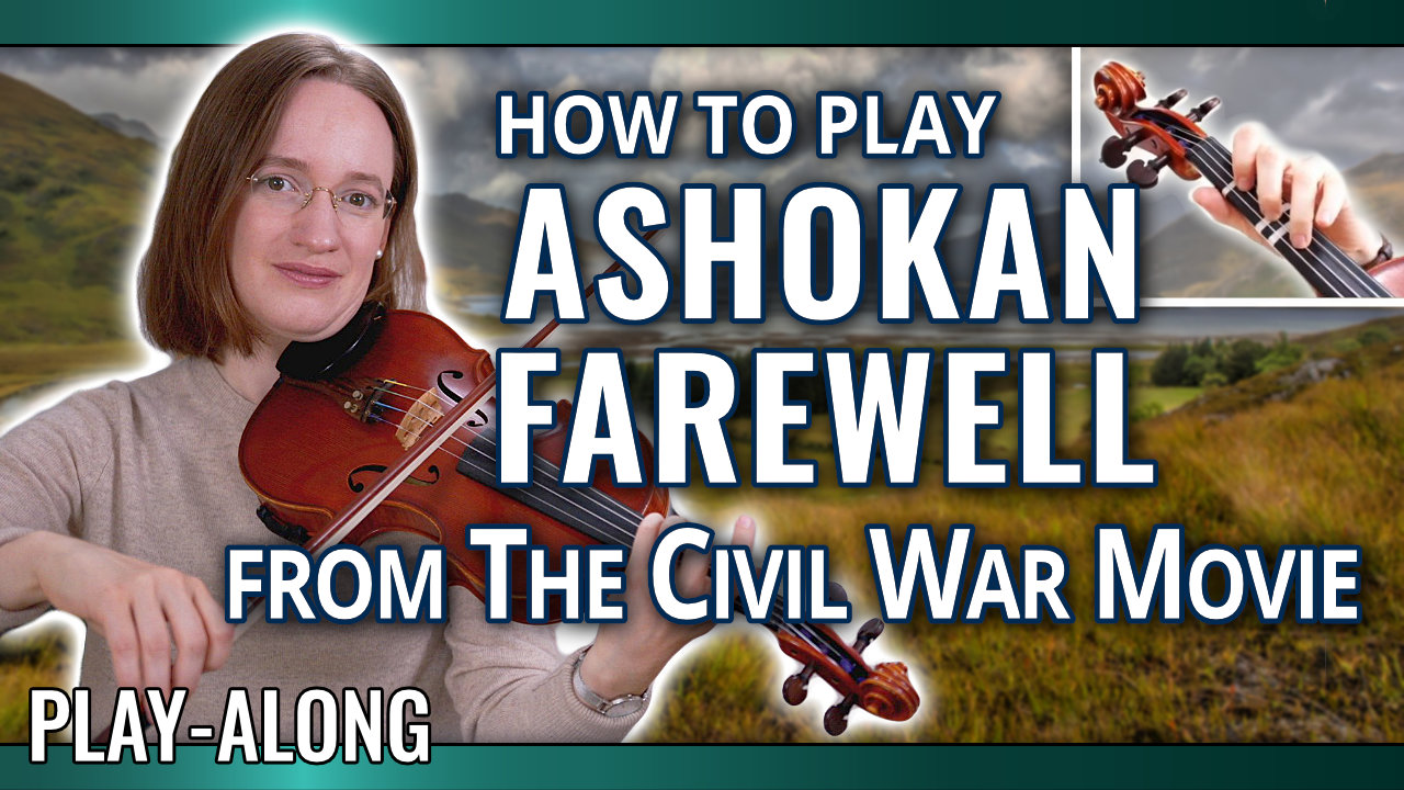 Ashokan Farewell - Play Along Violin Tutorial