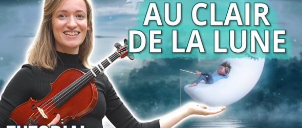 Au Clair de La Lune - Violin Lesson
