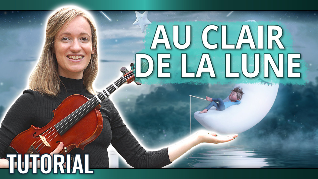 Au Clair de La Lune – Violin Lesson