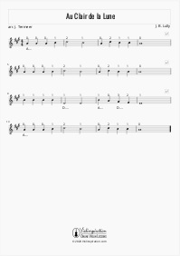 How To Play Au Clair De La Lune Violinspiration