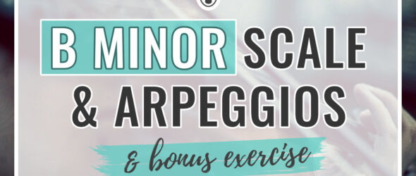B Minor Scales and arpeggios violin sheet music