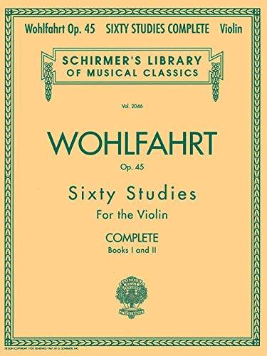 Best Violin Books - Wohlfahrt Op. 45 Sixty Studies for the Violin - Book 1