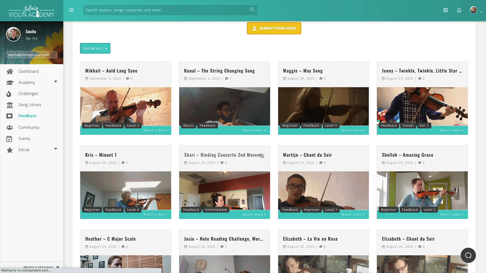 Adult deals beginner violin