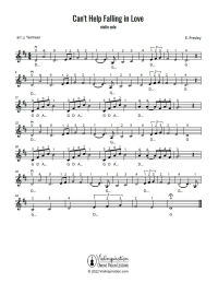 Can't Help Falling in Love violin tutorial