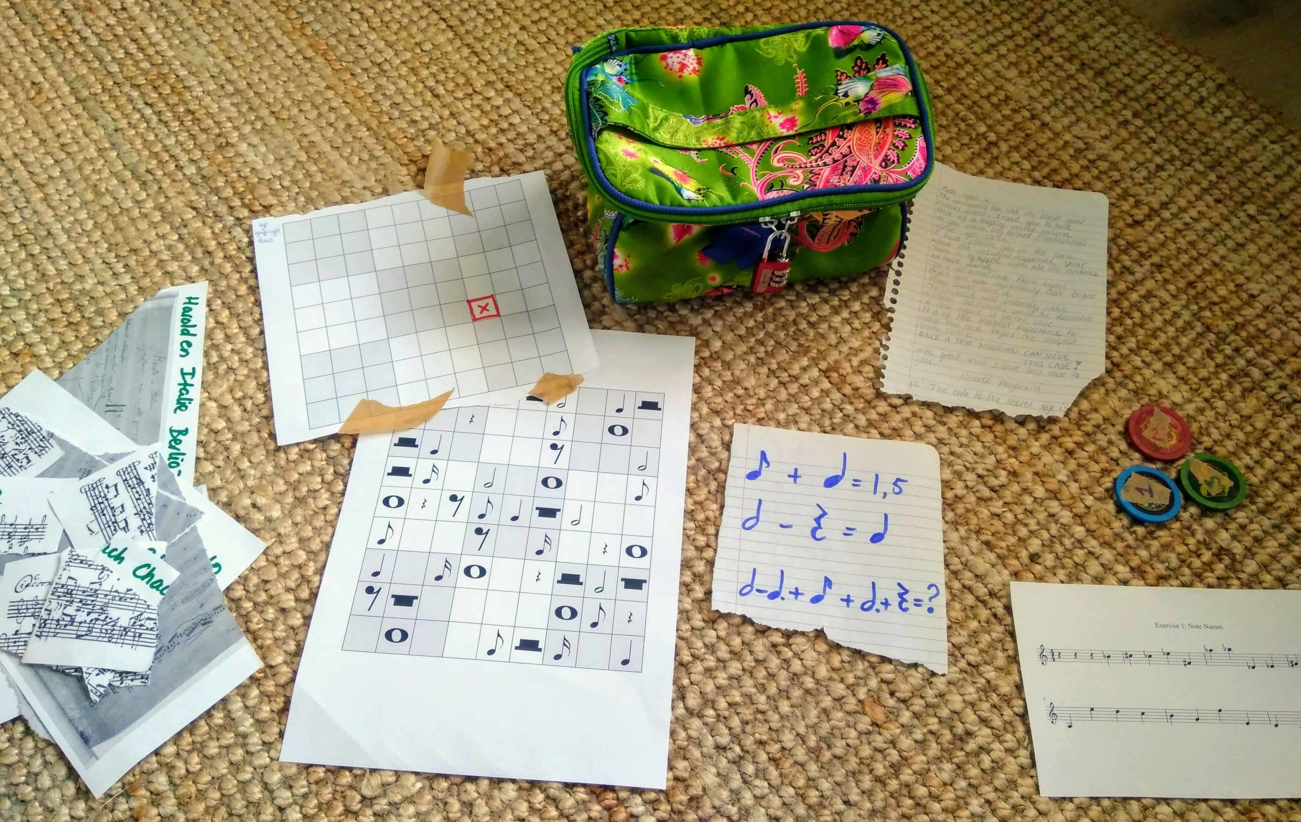 DIY escape game materials