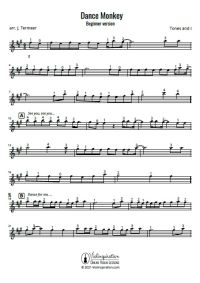 Dance Monkey VIOLIN Sheet music for Violin (Solo)