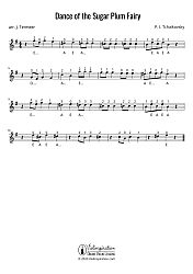 Dance of the Sugar Plum Fairy Violin Sheet Music Tutorial