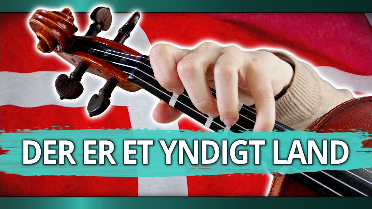 Violin Lesson – Der er et Yndigt Land – Danish National Anthem – violin sheet music tutorial