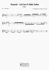 Despacito - Violin Sheet Music Tutorial