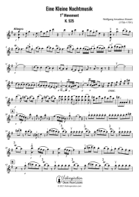 Eine Kleine Nachtmusik - Violin Sheet Music Tutorial