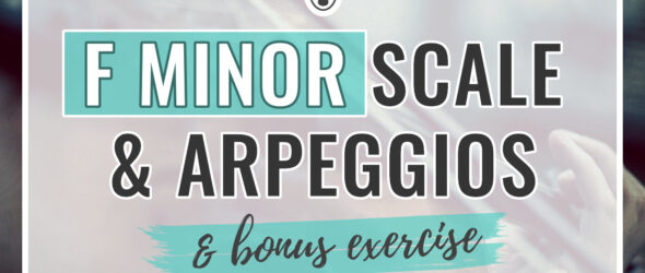 F Minor Scales & Arpeggios violin sheet music