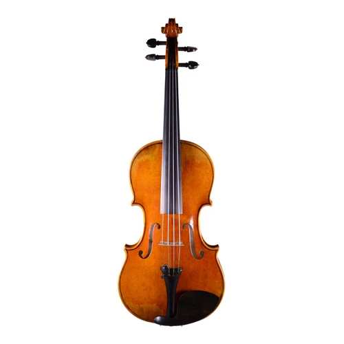 Playing the Violin Left Handed - Fiddlerman Lefthanded Master Violin Front