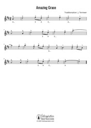 Free Violin Sheet Music - Amazing Grace