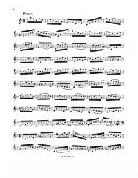 Free Violin Sheet Music - J. S. Bach – Violin Sonata No. 1 in G minor, BWV 1001 Presto