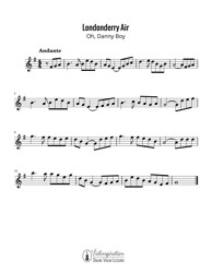 Free Violin Sheet Music - Londonderry Air
