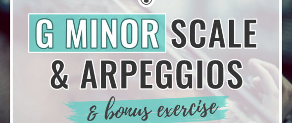 G Minor Scales and arpeggios violin sheet music