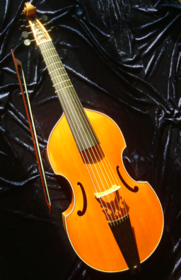 Fretted Violin - Bassviol (Viola da Gamba), 7 strings