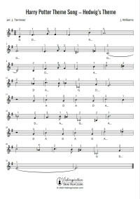 Harry Potter Theme Song – Hedwig’s Theme - Violin Sheet Music Tutorial