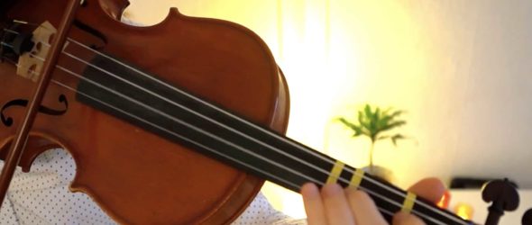 How To Play Angels We Have Heard On High - Violin Lesson