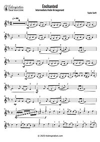 How to Play Enchanted by Taylor Swift - Intermediate Tutorial - Violin Sheet Music How to Play Enchanted by Taylor Swift - Intermediate Tutorial - Violin Sheet Music
