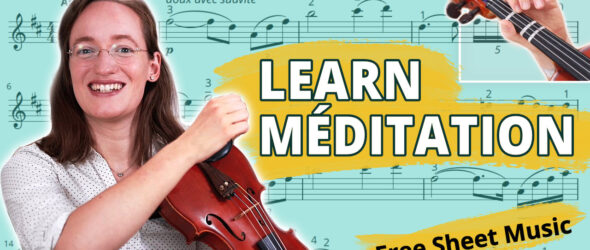 Violin Lesson - How to Play How to Play Meditation from Thais - Violin Play-Along