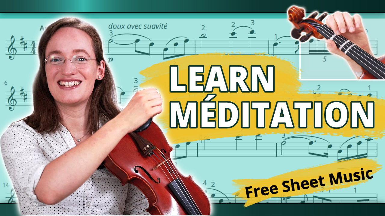 Violin Lesson – How to Play How to Play Meditation from Thais – Violin Play-Along