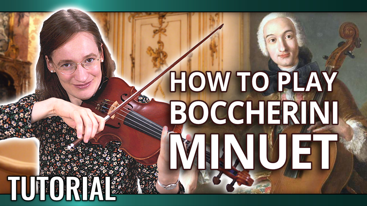 How to Play Luigi Boccherini Minuet – Violin Tutorial