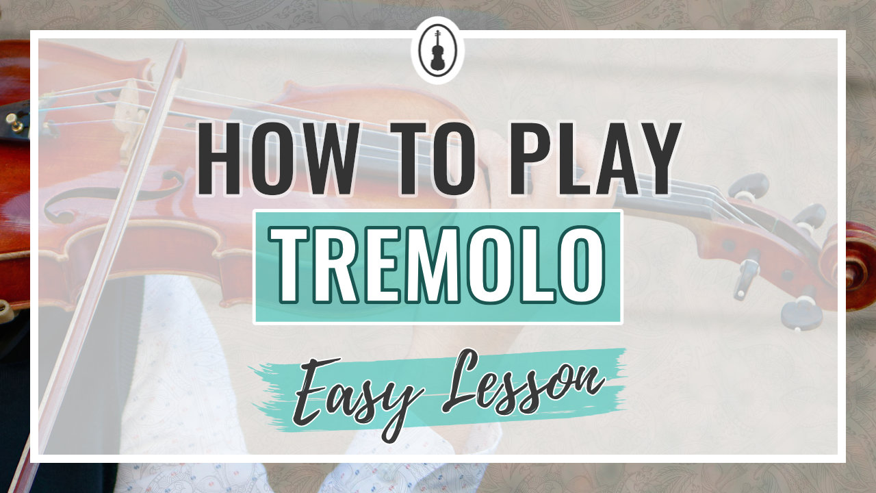 How to Play Tremolo on The Violin - Easy Lesson