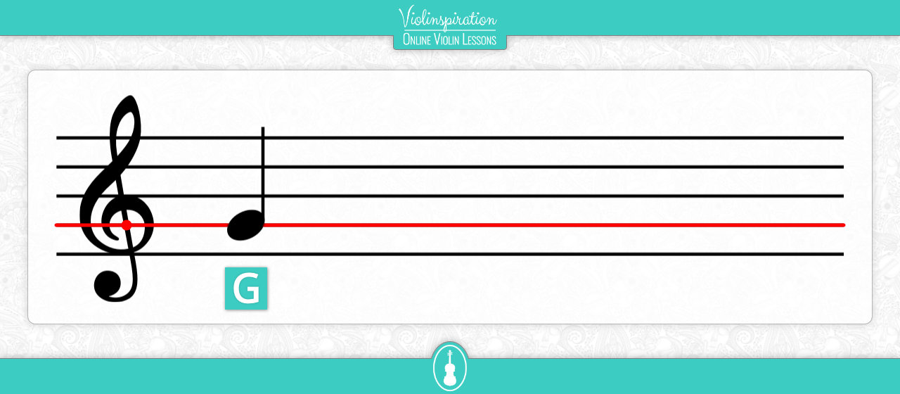 How to Read Violin Notes - Treble Clef G Note