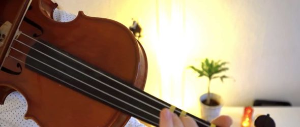 How to play Away in a Manger - Violin Lesson