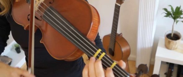 Violin Lesson - How to play Baa Baa Black Sheep