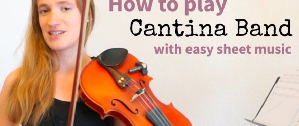 Violin Lesson - How to play Cantina Band (Star Wars)