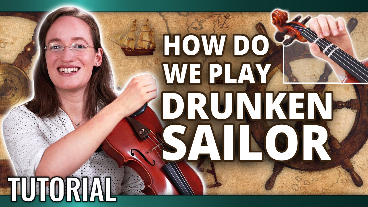 How to play Drunken Sailor – Violin Lesson