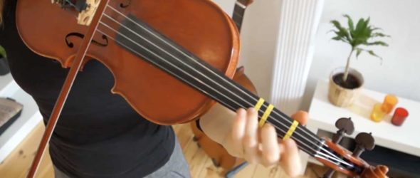 Violin Lesson - How to play For He's A Jolly Good Fellow