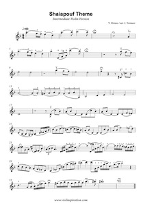 How to play In the Palace ~ Lamentoso, Free Violin Sheet Music [PDF]
