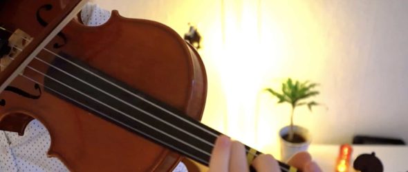 How to play O Come Emmanuel - Violin Lesson