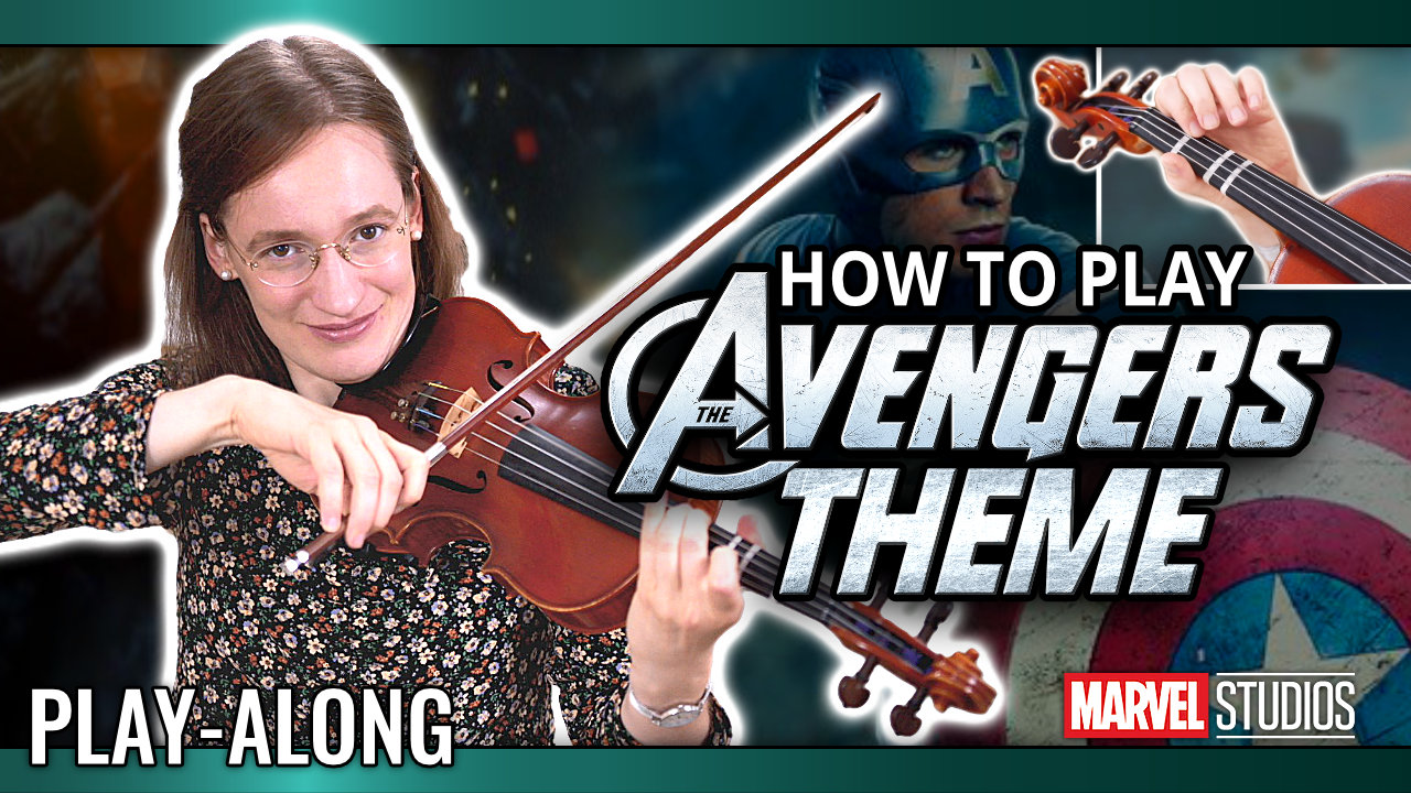 How to play The Avengers Theme – Play Along Violin Tutorial