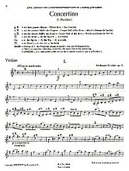 Intermediate Violin Concertos - Küchler – Concertino Opus 11