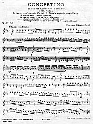 Intermediate Violin Concertos - Küchler – Concerto Opus 15